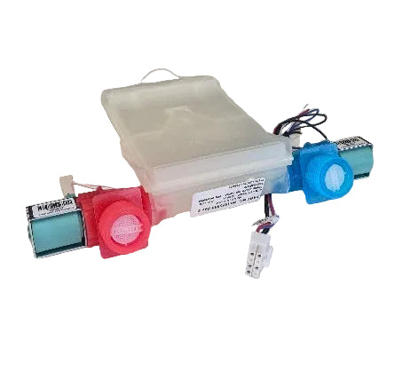 New Genuine OEM Whirlpool washer water inlet fill valve W11210459 for Whirlpool, Maytag, Roper, Crosley, and Kenmore washers.