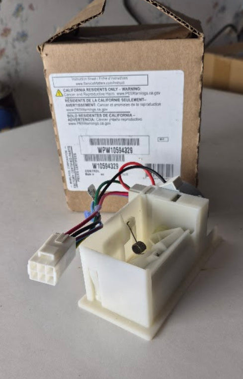 New OEM Whirlpool refrigerator damper control WPW10594329 air flow control replacement part for Whirlpool, Maytag, Jenn-Air, Dacor, Ikea, and Kenmore refrigerators 3
