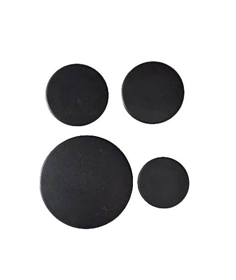 OEM Frigidaire black burner cap set 316271904 316206604