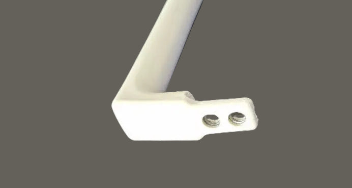 OEM GE Almond Freezer Door Handle WR12X10127 Used 3