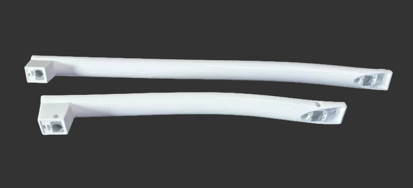 OEM Midea Refrigerator Freezer White Door Handle Set 1213000002505 Used 2