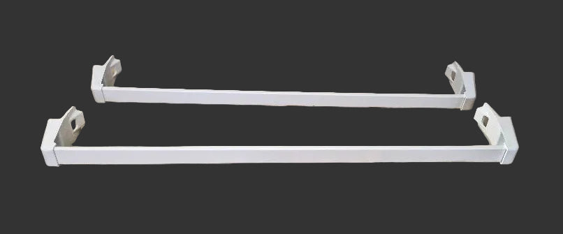 OEM Whirlpool Refrigerator Door Shelf Trim W11596065 WP2156003 End Caps Used