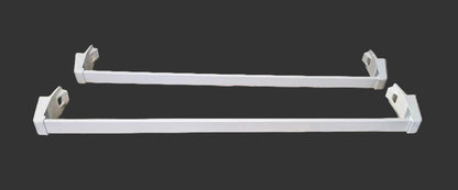 OEM Whirlpool Refrigerator Door Shelf Trim W11596065 WP2156003 End Caps Used
