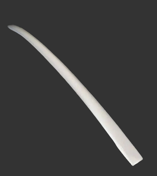 OEM Whirlpool Refrigerator Freezer Door Handle WPW10268056 White Used Genuine Appliance Part