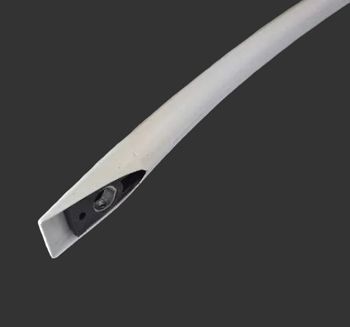 OEM Whirlpool Refrigerator Freezer Door Handle WPW10268056 White Used Genuine Appliance Part 2