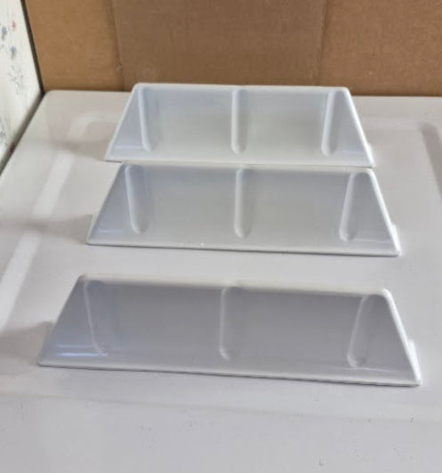 OEM Whirlpool dryer drum baffles WPW10113136 set of 3