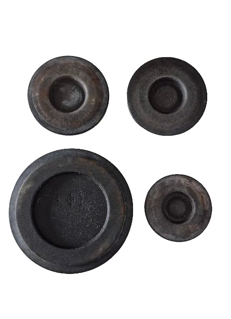 OEM black burner cap set for Frigidaire stove