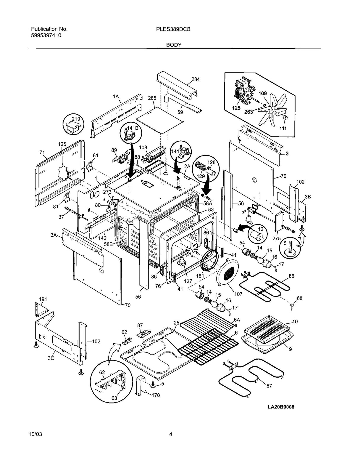 318255006 Frigidaire Range NEW Bake Element