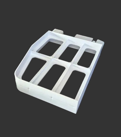 Used OEM Criterion refrigerator and freezer drawer pan glass cover frame 30114-0151400-00 for select Criterion and Midea models support 2