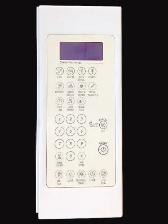 W10211459 Whirlpool White Microwave Control Panel with Board