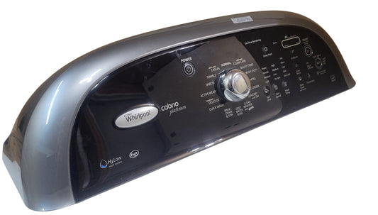 W10404675 Whirlpool Cabrio Washer Gray Console Control Panel