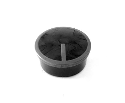 WPW10490036 Whirlpool Range Black Gray Burner Knob