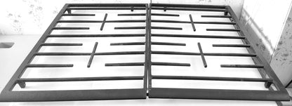 W10695047 Whirlpool Range Black Burner Grate Set