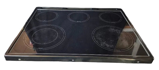 Whirlpool W10717749 black glass cooktop OEM electric range replacement part