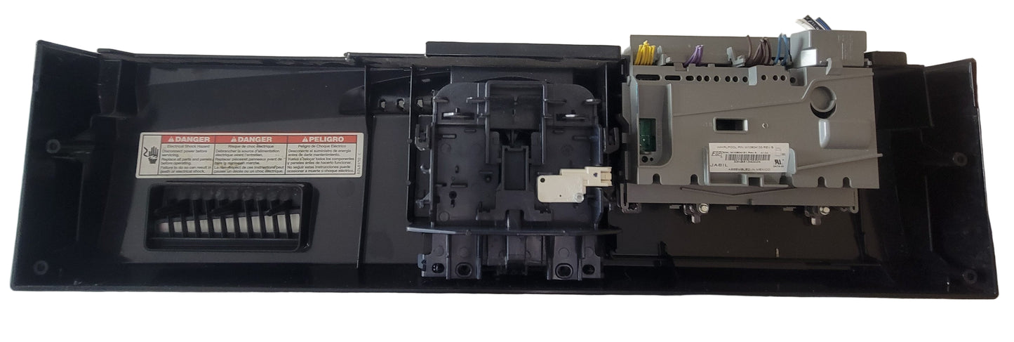 W10817267 W10803910 Whirlpool Dishwasher Black Control Panel