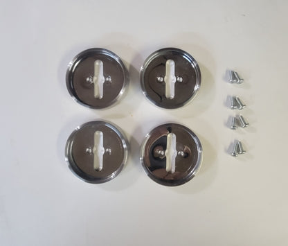 W10850042 Whirlpool Range Stainless Burner Knob Bezel Set