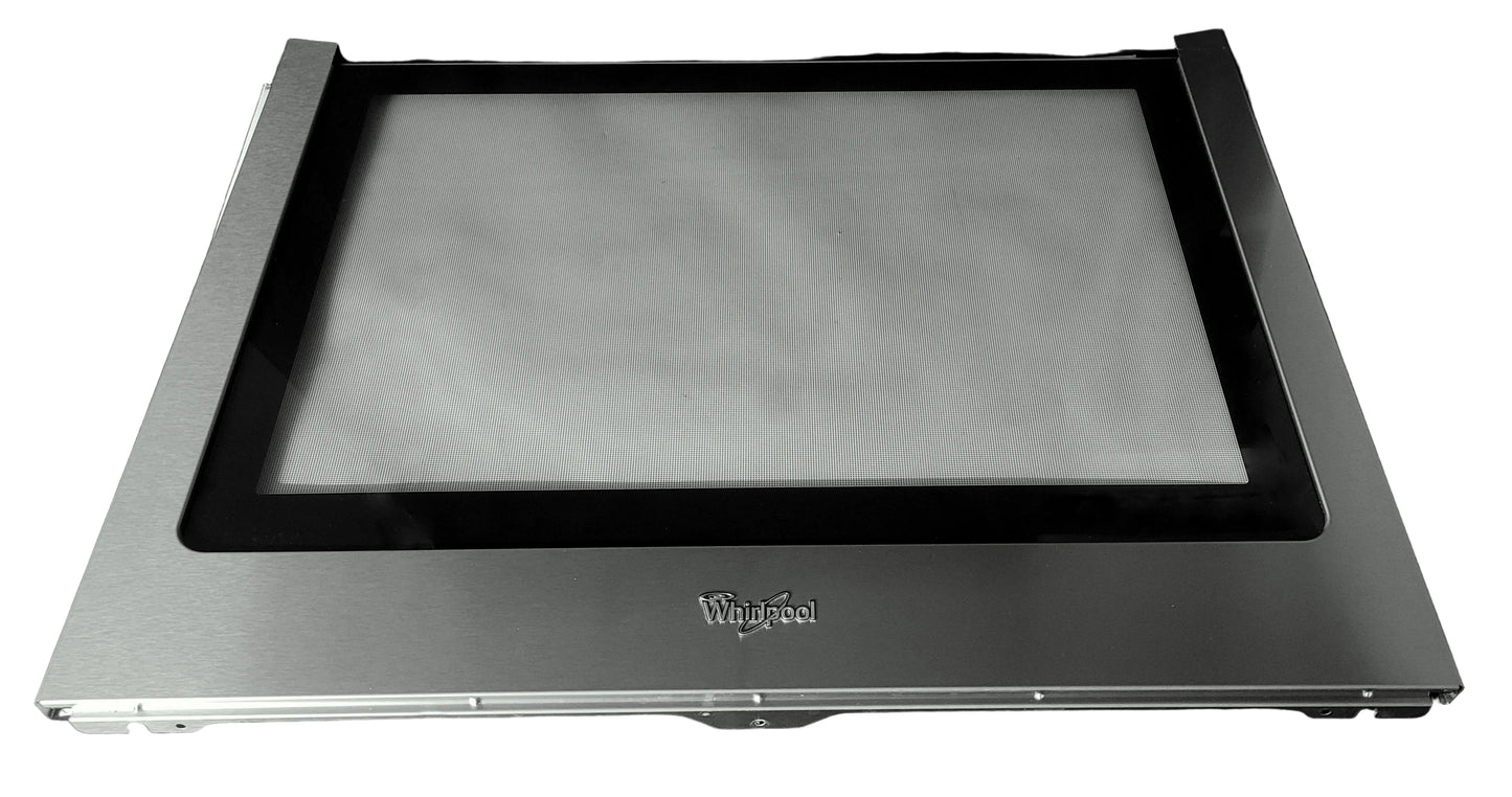 W10903747 Whirlpool Range Stainless Outer Oven Door Panel