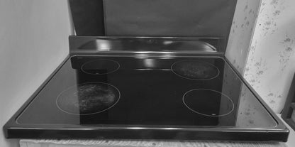 W10906141 Whirlpool Range Black Glass Cooktop