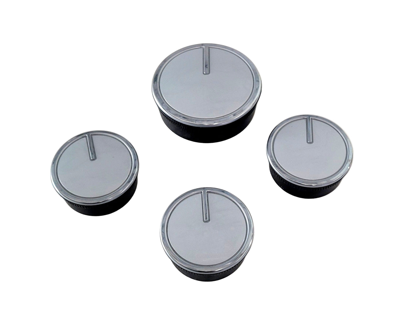 W11158829 W11216550 Whirlpool Washer Gray Control Knob Set