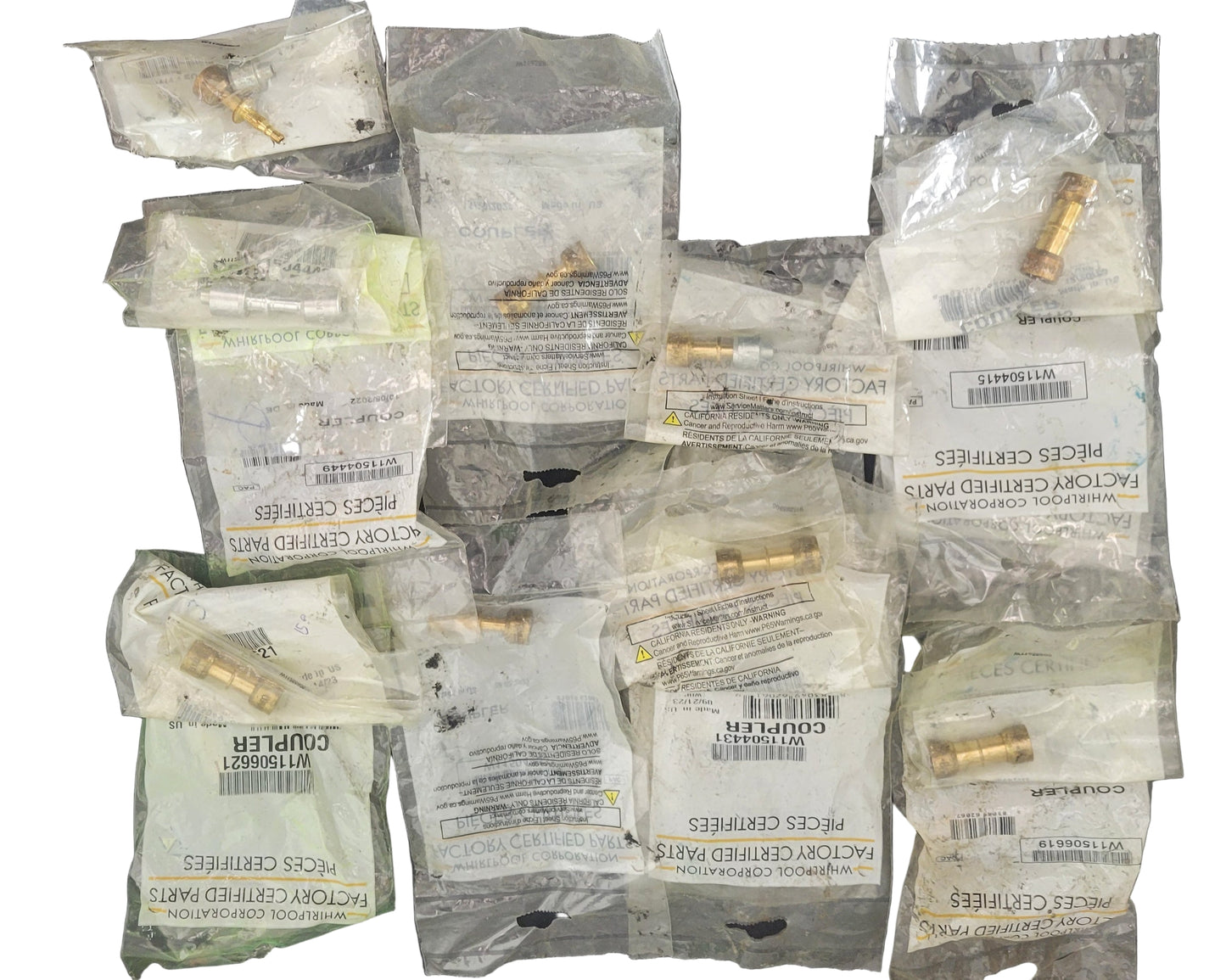 W11504445 W11504450 Whirlpool Refrigerator NEW Coupler Technician Pack