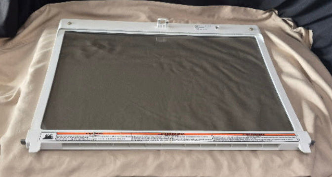 W11513252 Whirlpool Washer Used White Glass Lid Used OEM 2