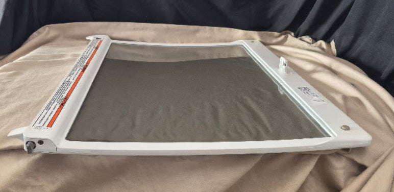 W11513252 Whirlpool Washer Used White Glass Lid Used OEM 3