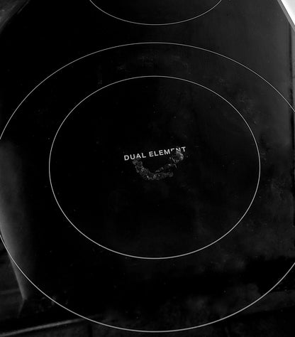 W11714298 Whirlpool Range White Black Glass Stove Top