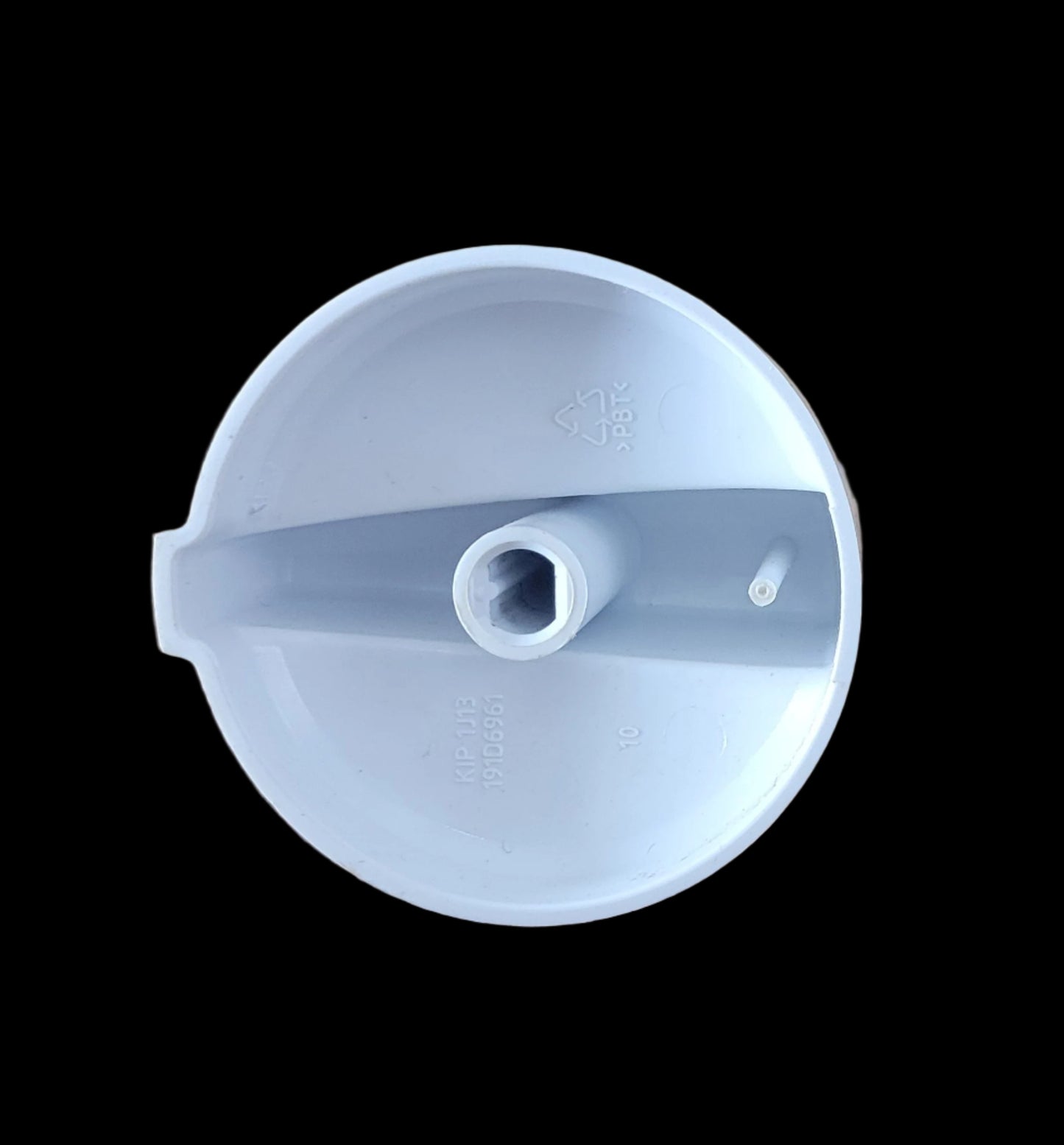 WB03t10344 GE Range New White Burner Knob