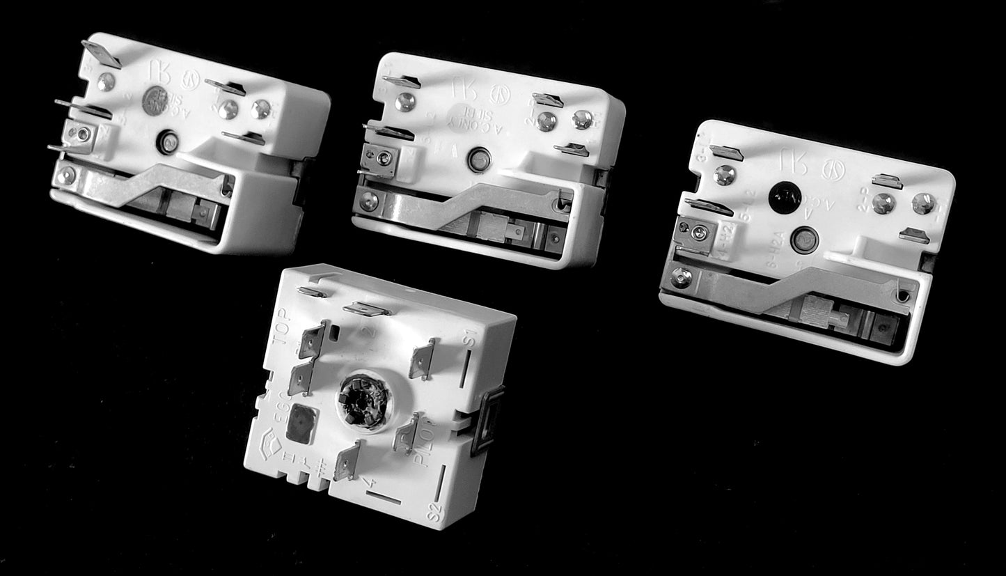 WB24T10027 WB24T10058 GE Range Burner Switch Set