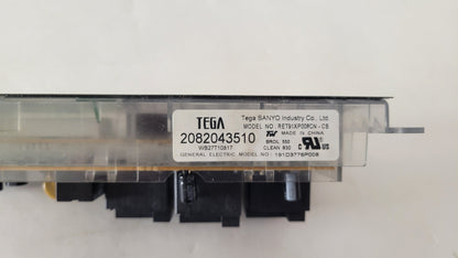 WB27t10817 GE Range Stove Oven Black Electronic Control