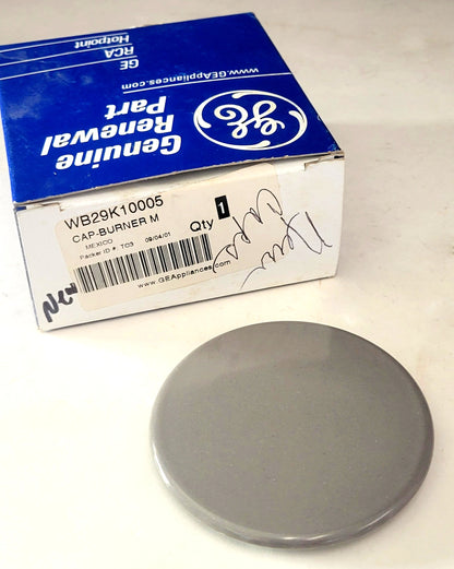 WB29K10005 GE Range NEW Burner Cap 3 1/4"