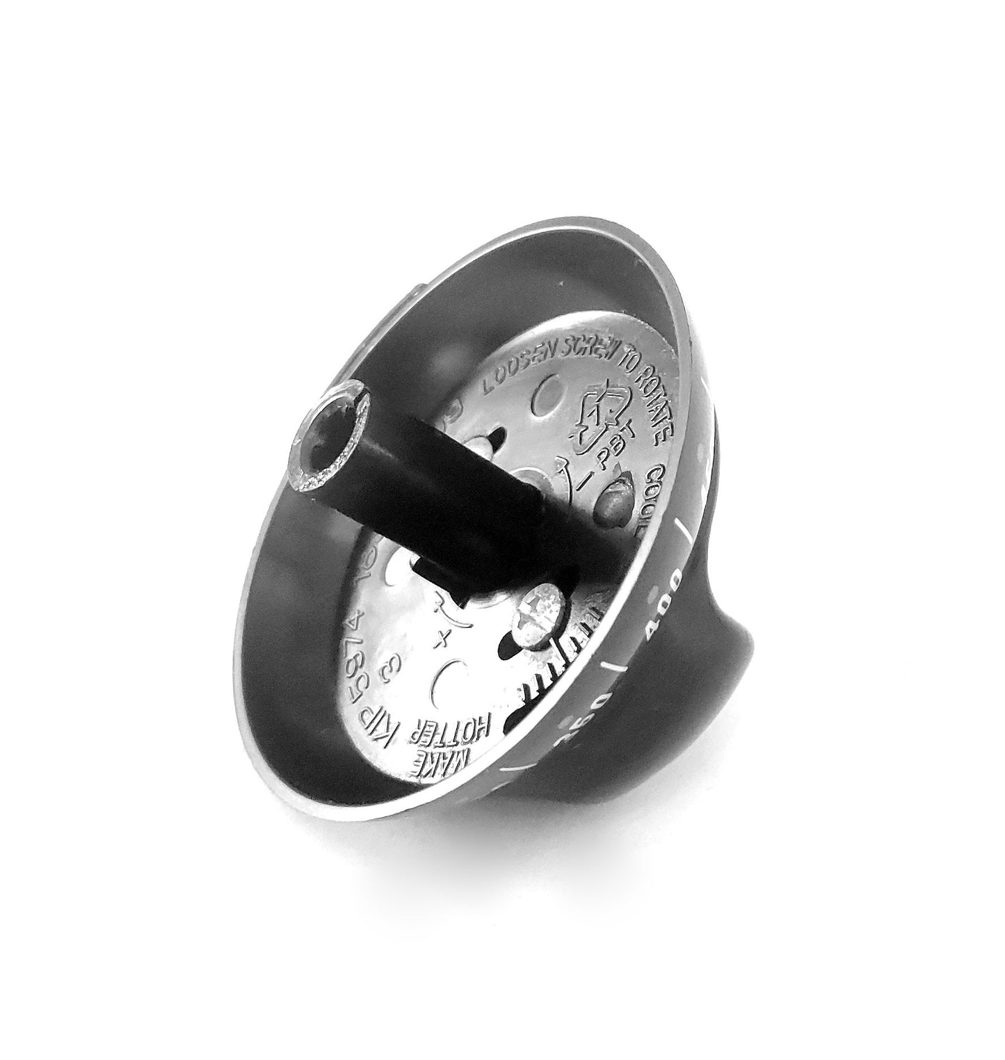 WB3k10037 GE Range Black Oven Thermostat Knob