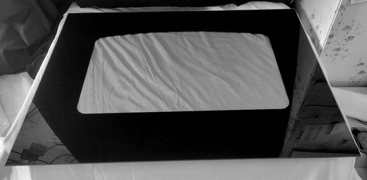 WB56T10179 GE Range Black Outer Oven Door Glass