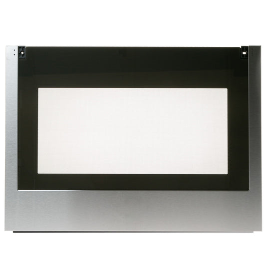 WB56X43373 GE Wall Oven Stainless Black Door Outer Panel
