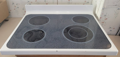 WB62T10026 GE Range Glass White Stove Cook Top