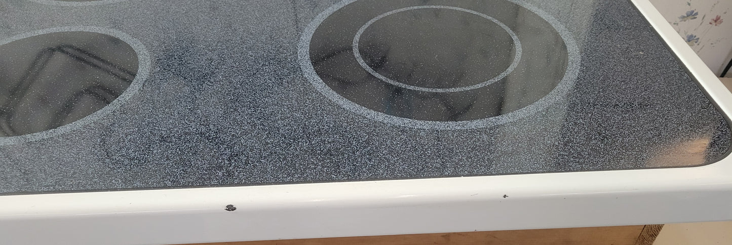 WB62T10026 GE Range Glass White Stove Cook Top