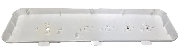 WE19M1490 GE Dryer White Back Splash Timer Panel Used OEM 4