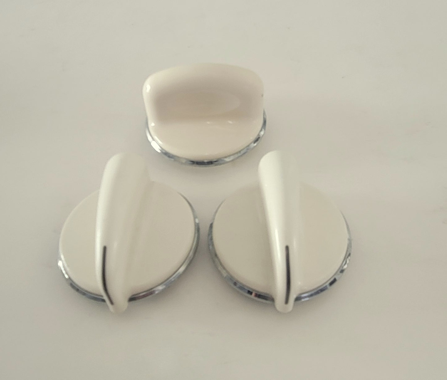 WH01x10136 GE Washer Used Bisque Control Knob Set