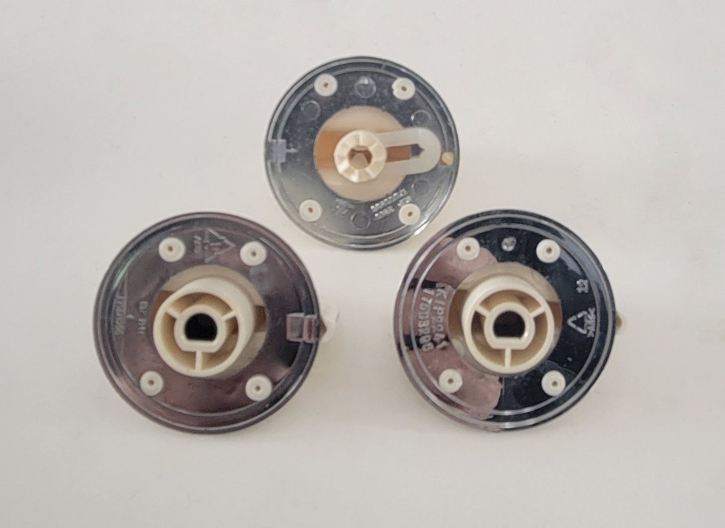 WH01x10136 GE Washer Used Bisque Control Knob Set