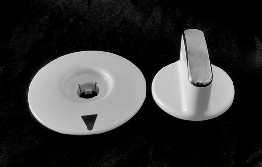 WH01x22719 GE Washer White Timer Control Knob Set