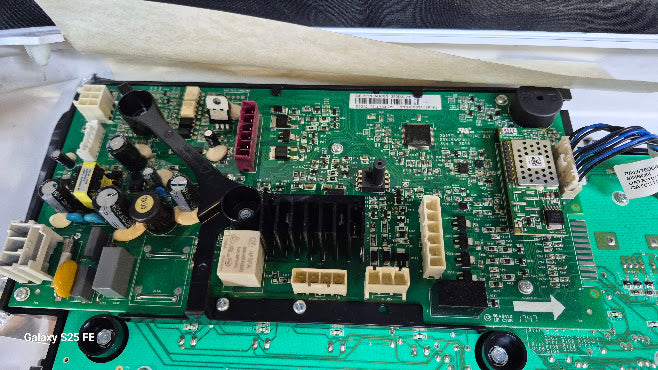 WH22X29348 WH42X28269 GE Washer White Control Panel Used OEM 5