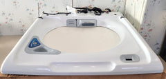 WH44x26696 GE Washer White Top Panel Cover