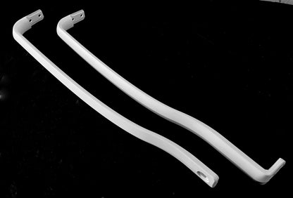 2202806W 2202807W Whirlpool Refrigerator Freezer White Door Handle Set