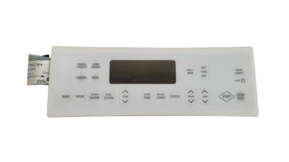 WP9756706 Whirlpool Range White Membrane Switch