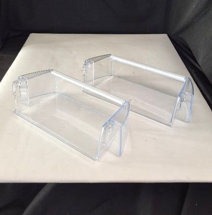 WPW10296857 Whirlpool Refrigerator Lower  Freezer Door Bin Shelf Set 2
