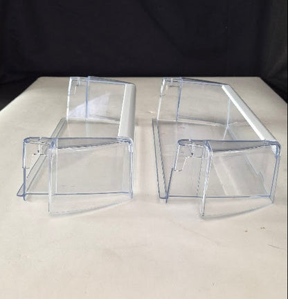 WPW10296857 Whirlpool Refrigerator Lower Freezer Door Bin  3
Shelf Set