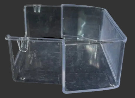 WPW10308869 Whirlpool Refrigerator Clear Door Bin Shelf Used OEM 1