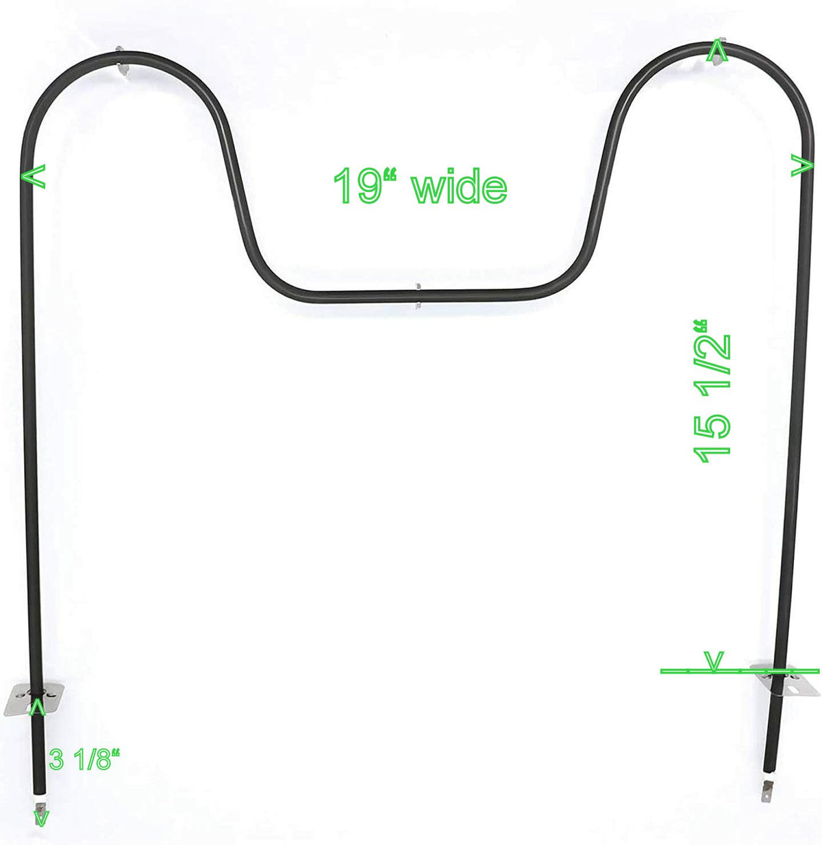WPW10310249 WP74010750 Maytag Range Bake & Broil Element Set Used OEM 6