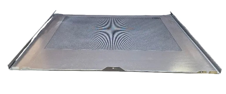 Whirlpool range replacement oven door glass and outer trim assembly