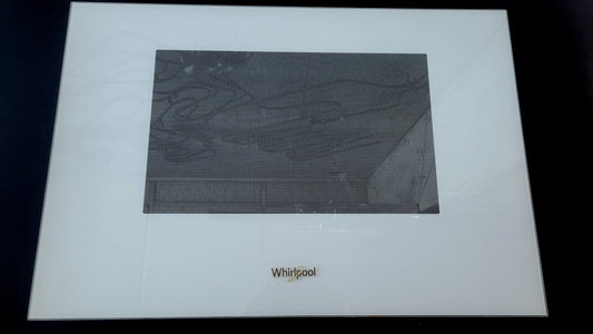Oven Door Glass WPW10409945 Whirlpool Range White Used